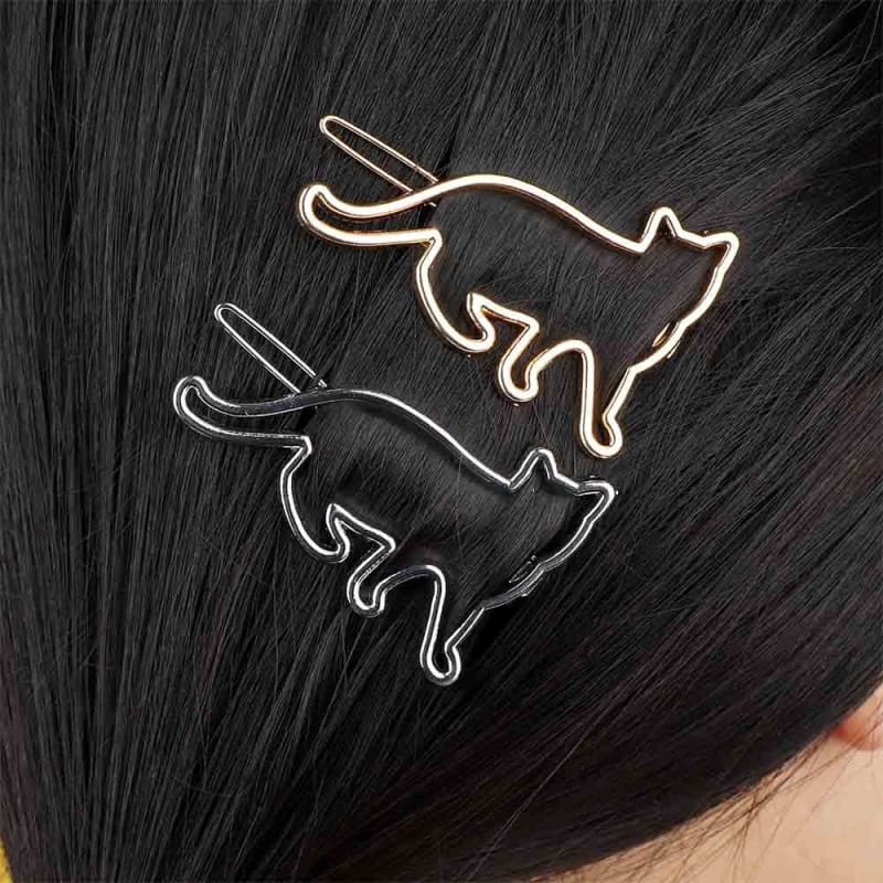 Broche bijou épingle Chat Acier argenté Broche bijou épingle Chat Acier argenté