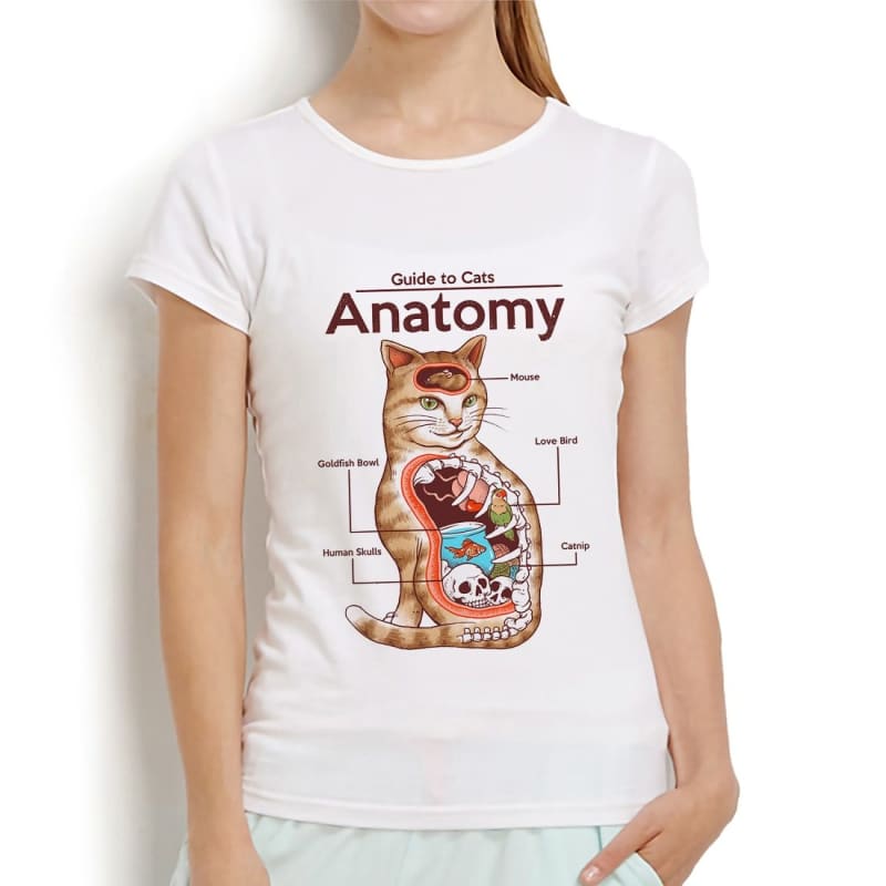 Tee Shirt Dessin Chat ANAKAT™ Cat Drawing T-shirt S