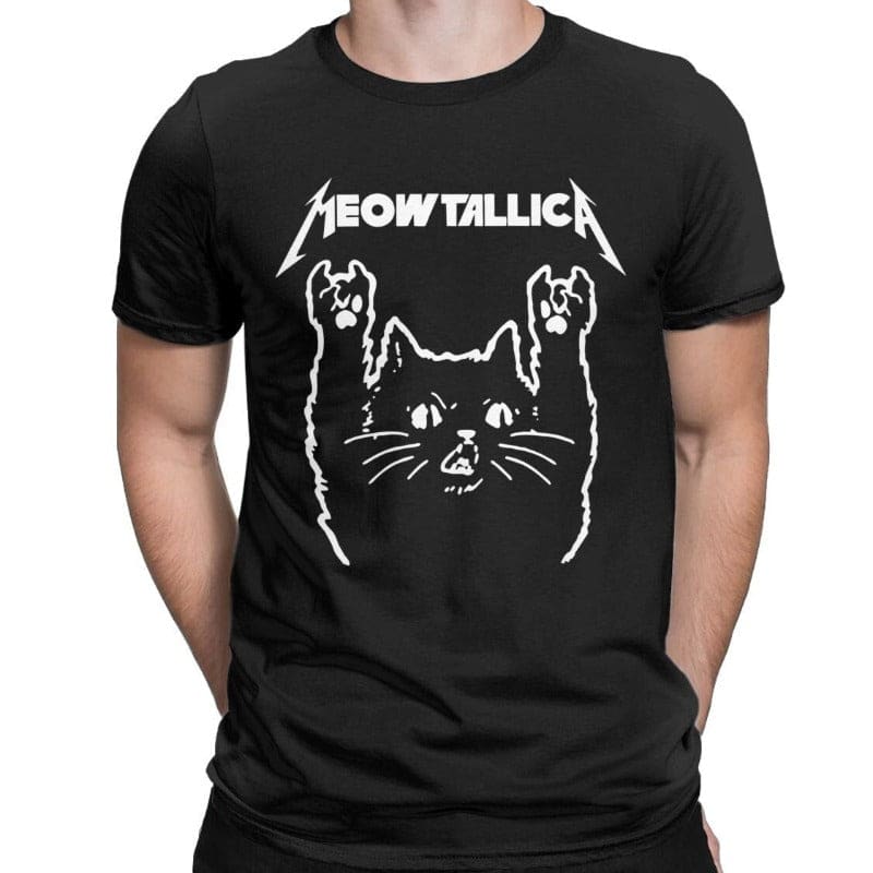 T-shirt Mechanic Cat Logo Chat Mécanicien Coton T-Shirt Vintage Urban T-shirt Mechanic Cat Logo Chat Mécanicien Coton T-Shirt Vintage Urban