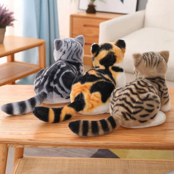 Coussin peluche chat kawaii PILOOKAT™  Kitten plush toy, Cat plush toy,  Cat plush