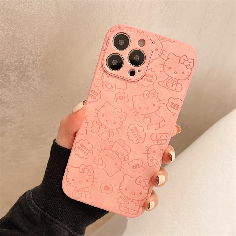 Coque IPhone X Rigolote - Dessin Animé Bleu Et Noir Avec Sweat à Capuche - Mignon Et Protectrice