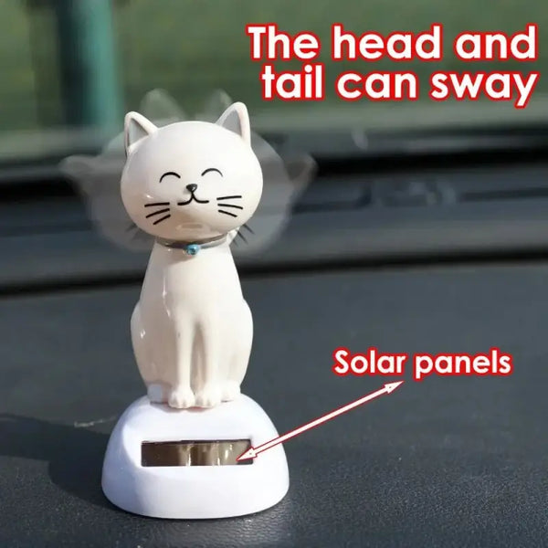 Figurine pour enfant GENERIQUE Chat figurine solaire animée qui hoche Figurine pour enfant GENERIQUE Chat figurine solaire animée qui hoche