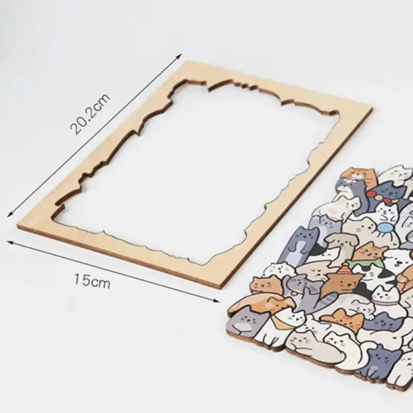 Puzzle chat noir, puzzle animal, cadeau créatif à faire soi-même, idéal Puzzle chat noir, puzzle animal, cadeau créatif à faire soi-même, idéal