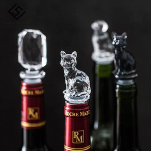 Bouchon de bouteille en forme chat résine WINEKAT™ bouchon vin chat, résine, cuisine, Maison / 