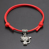 Bracelet cordon noeud ajustable chat heureux APYKAT™ Bijoux, Bracelet, chat, bracelets, bracelets