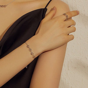 Bracelet petites pattes de chaton en argent FOTPRIKAT™ Bijoux, Bracelet, bracelet ajustable, argent,