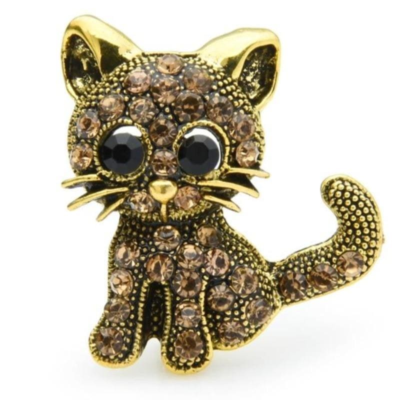Broche Chat De Race Bombay - Accessoire Passion Pour Les Amoureux Des Félins - Occasion