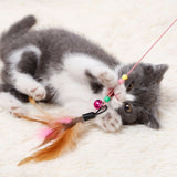 Canne à pêche flexible plume pour chat FLEXIKAT™ Chat, chat, cannes pêche, jouets intéractifs, Mon