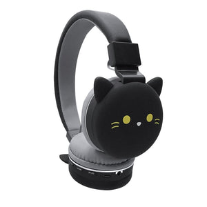 Casque audio bluetooth chat noir pour enfant KIDSKAT™ accessoires, enfant, casque bluetooth, oreille