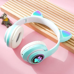 Casque Bluetooth oreilles de chat lumineuses LIGHTYKAT™ accessoires, casque bluetooth, lumineuses, 