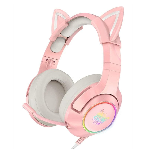 Kawaii cat ears gaming headset