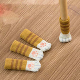 Chaussettes pied de chaise motif patte chat PREVENKAT™ chat, Maison / Décoration