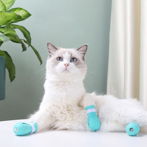 Chaussons pour chat anti-griffures en silicone FETSYKAT™ silicone, Mon chat, toilettage vêtements