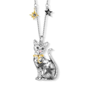Collier pendentif chat constellation stellaire STARYKAT™ Bijoux, collier argent, stellaire, colliers
