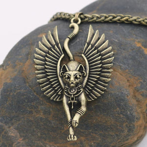 Collier Pendentif Chat Sphinx EGYPTKAT™ Bijoux, colliers / pendentifs, Description, pendentifs