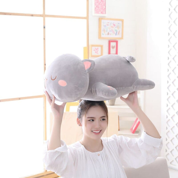Peluche Chat Kawaii couché - Peluche Suteki Peluche Chat Kawaii couché - Peluche Suteki