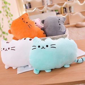 Kawaii cat plush cushion for cuddling