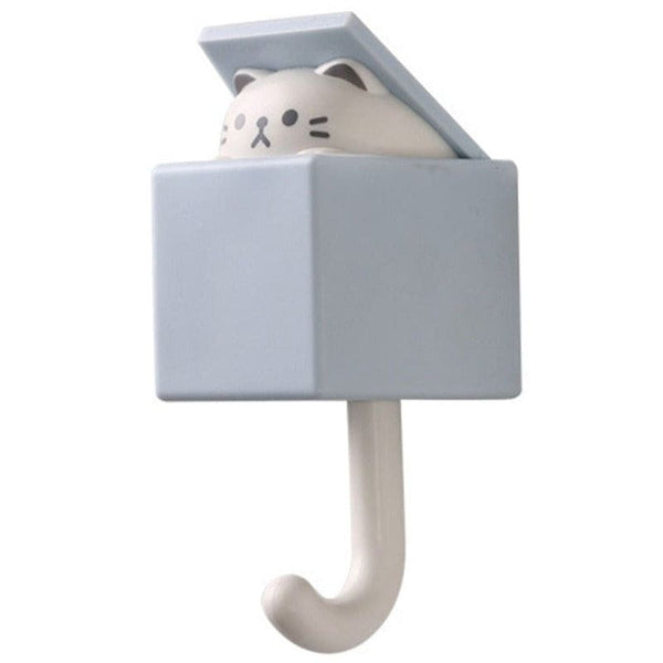 Crochet porte-serviettes adhésif chat mignon BOOXOKAT™ mignon, Maison / Décoration, Salle de bain