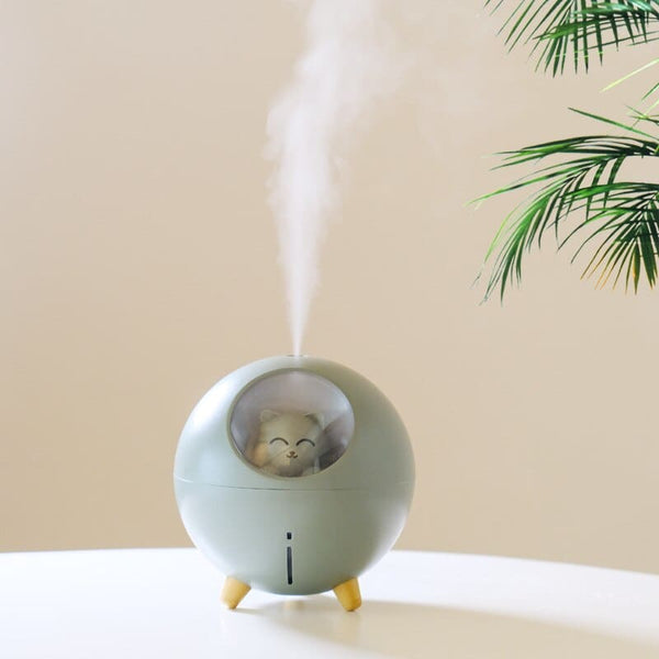 Diffuseur humidificateur d’air chat soucoupe WAYSYKAT™ soucoupe, d’air, Lampes et veilleuses, Maison