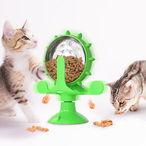 Distributeur de friandises moulin interactif pour chat TURNSKAT™ distributeur croquettes, chat, 
