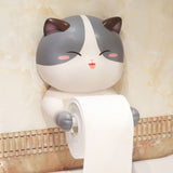 Distributeur papier toilette mural chat kawaii ROLSYKAT™ chat, Maison / Décoration,