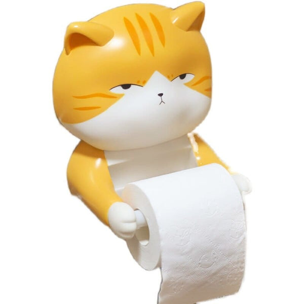 Distributeur papier toilette mural chat kawaii ROLSYKAT™ chat, Maison / Décoration,
