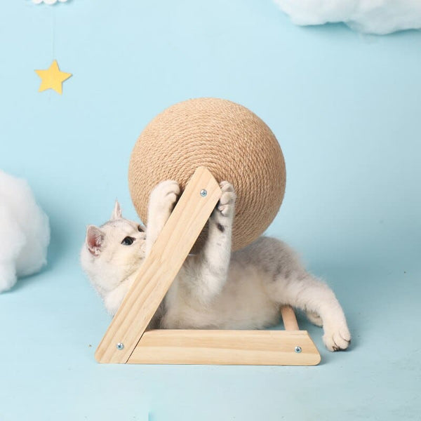 Griffoir sphère en sisal pour chat SCANKAT™ griffoir, griffoir intéractif, chat, griffoirs, Mon