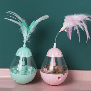 Jouet Distributeur de croquettes interactif pour chat TOYSKAT™ balle distributeur croquettes, chat, 