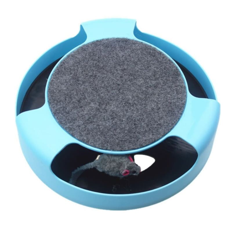 Griffoir 2 En 1 Pour Chat - Mur Et Coin, Avec Niche Et Jouet Balle