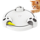 Jouet interactif automatique souris rotative pour chat SLYVIKAT™ chat, boite Attrape-souris jouet à 
