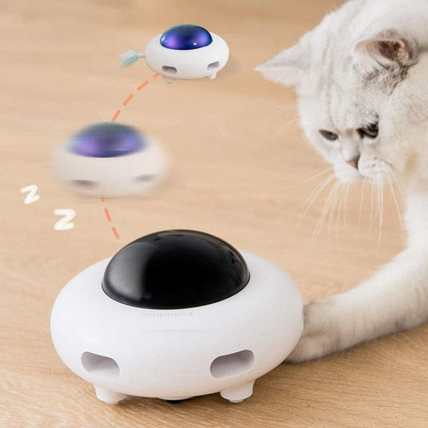 Jouet interactif robotisé pour chat