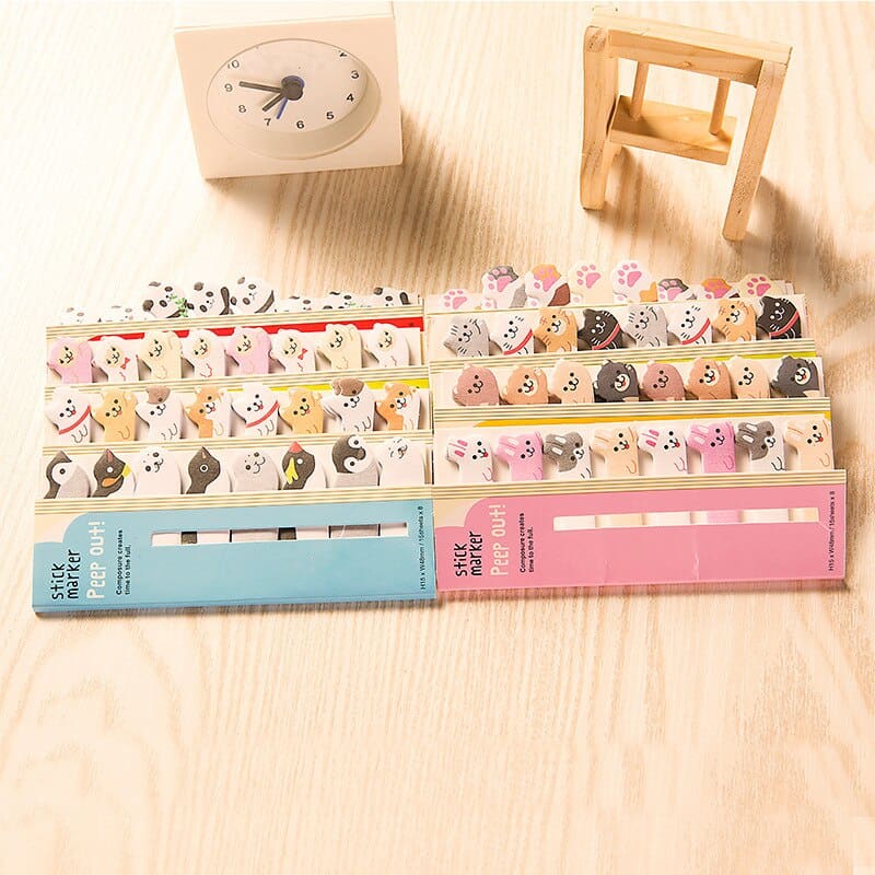 Sticker Patte Chat Marque page sticker patte de chat kawaii | Orderkeen