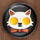 Moule à œuf au plat en forme de tête chat EGGYKAT™ cuisine, emporte-pièce chat, Emporte-pièce 