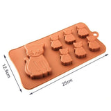 Moule en silicone chocolat forme de chat CHOCOKAT™ cuisine, Maison / Décoration, chat, moule