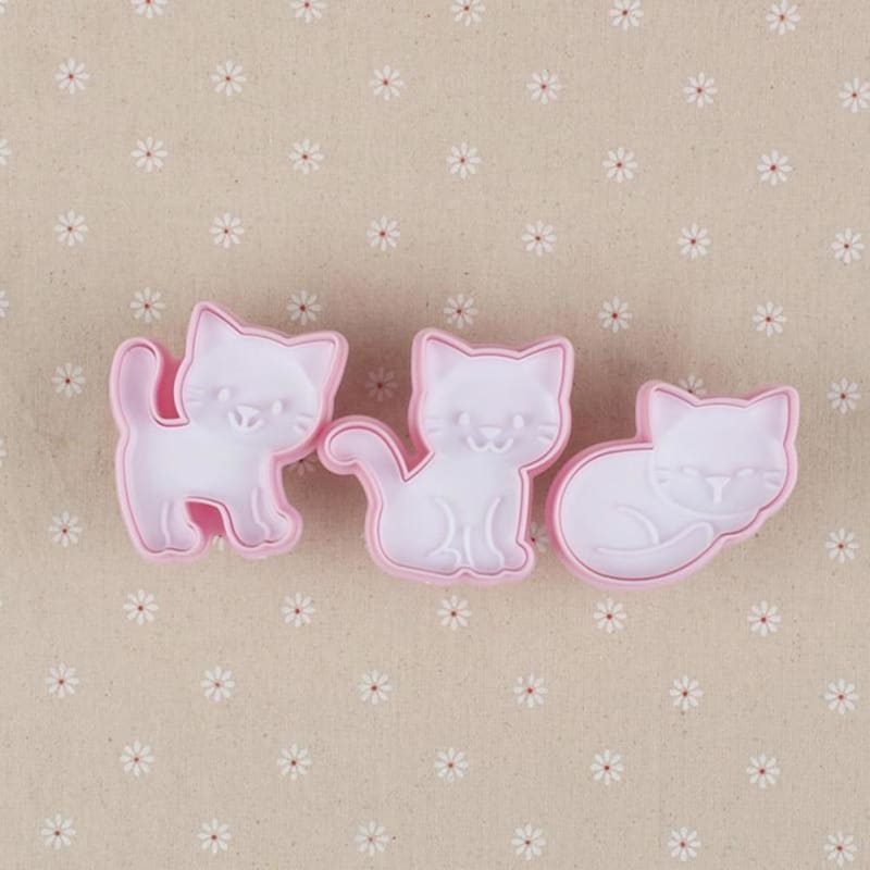 FCNBTTW Moule en silicone en forme de chat pour boucles d'oreilles et pendentifs avec trou