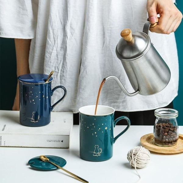Mug chat et cuillère NORYKAT™ Maison / Décoration, mugs tasses