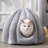 Niche pour chat en forme de citrouille SIMLYKAT™ couchages, Lits /paniers, Maisonnette niche design 