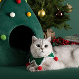 Niche pour chat en forme de sapin Noël KAMAKAT™ couchages, niche chat, Noël, niches / maisonnettes