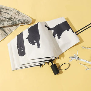 Parapluie Chat Noir Et Blanc OILKAT™ accessoires, parapluie chat