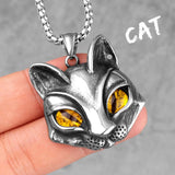Pendentif chat aux yeux clairs IRISKAT™ Bijoux, colliers / pendentifs, clairs, pendentifs