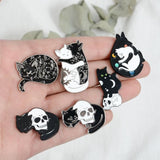 Pin’s Chat Halloween WITCHKAT™ accessoires, pin’s, pin’s / Broches