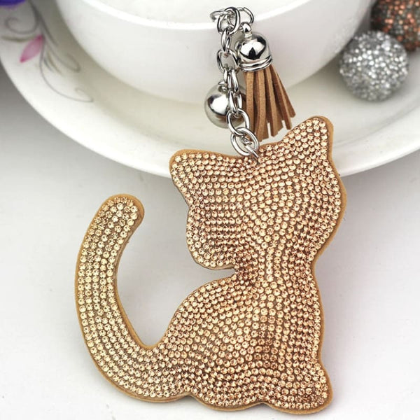 Porte-clés Mignon Chat Siamois - Bijou Main Kitty, Pendentif Ou Clés, Idéal Cadeau - 6