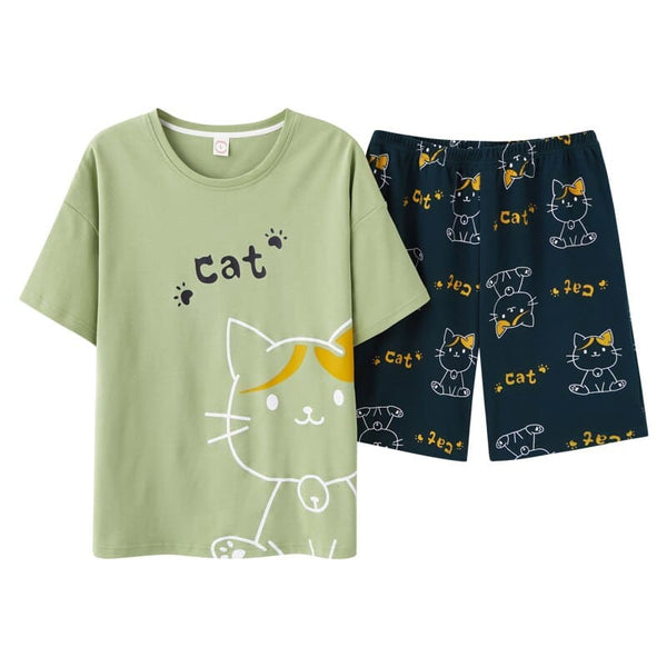 Pyjama coton motifs chats mignons SUFTYKAT™ Pyjama, pyjama chat, mignons, pyjamas, vêtements