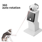 Robot pointeur laser 360° programmable USB pour chat SNIKYKAT™ jouet interactif chat, Jouet à LED 