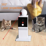 Robot pointeur laser 360° programmable USB pour chat SNIKYKAT™ jouet interactif chat, Jouet à LED 