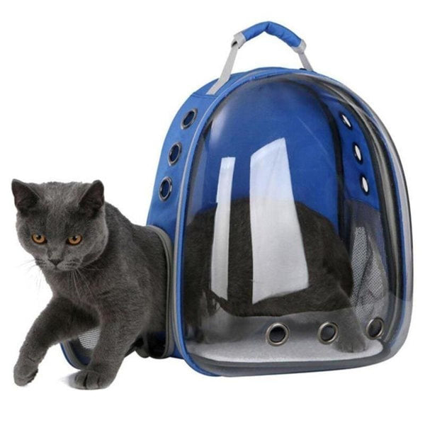 InciFuerza Sac à dos de transport transparent à bulles pour chat