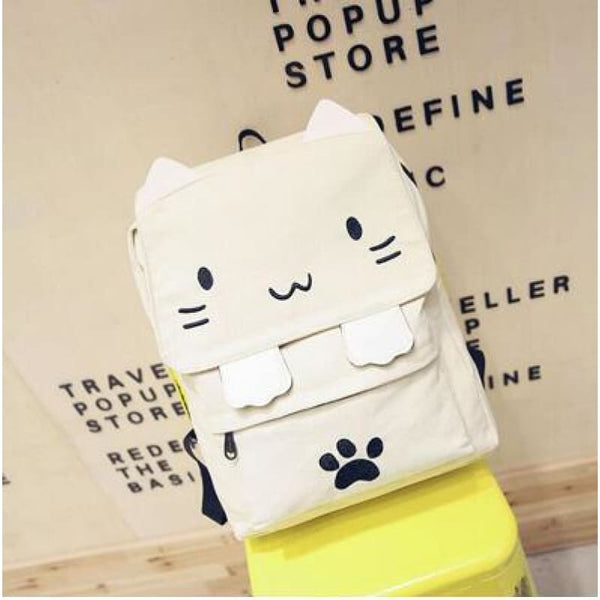 Kawaii cute kitten pattern backpack