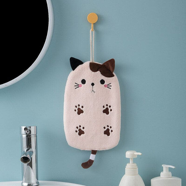 Serviette essuie-mains en forme de chat HANDAKAT™ Maison / Décoration,