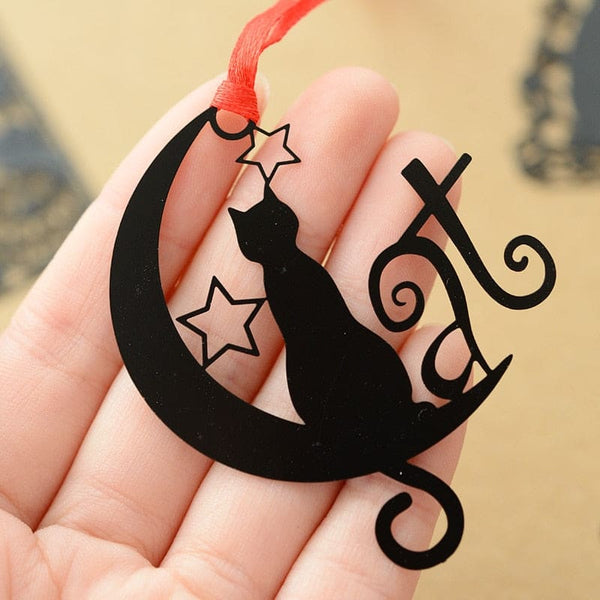 Bookmark Metal Cat Page Marker