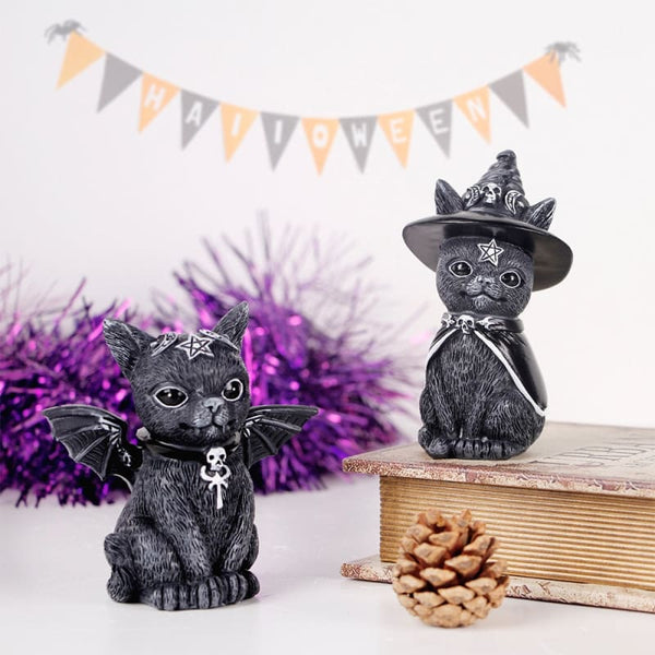Statuettes chats noirs occultes DIABLOKAT™ Maison / Décoration, statuettes chat,